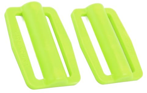 Tauchgewichtsblock, 2pcs Tauchgewichte Plastikstahl für das Freitauchen (Fluoreszierendes Gelb)