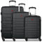 WENGER Koffer-Set 3-teilig für Damen und Herren | Reise-Trolleys 51 x 30 x 75 cm aus hochwertigem, stoßfestem ABS Material | Erweiterbar & Teleskopgriff| Amplar Evo Serie