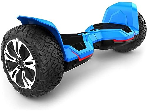 Gyroor Warrior 8.5 inch All Terrain Off Road Scooter with Bluetooth Speakers and LED Lights,Self Balancing Scooter for Kids ages 6-12 and Adults