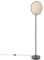 Qazqa - Orientalisch Ländliche Stehlampe schwarz mit Rattan 35 cm - Kata I Wohnzimmer I Schlafzimmer - Rund - LED geeignet E27