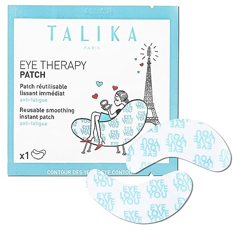 Talika Patch per terapia degli occhi, levigante istantaneo sotto gli occhi, per occhiaie, gonfiore e occhi stanchi, riutilizzabile sotto gli occhi