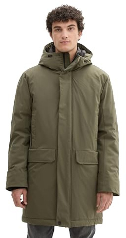 TOM TAILOR Denim 1044634 Parka, 23802-Urban Olive Green, XXL Hombres