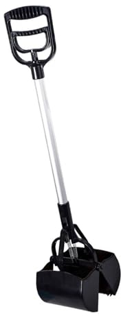 Trottinette portable à long manche pour chien - Outil de ramassage des déjections canines - Idéal pour les pelouses, l'herbe
