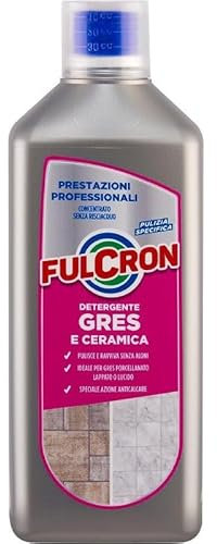La zappa Detergente neutro Fulcron per lavare pavimenti in gres e ceramica, da 1 litro