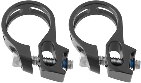 SG Store 2 Stück 22,7mm Diskrete Trigger-Klemme für Fahrräder Ersatz für Schalthebelklemme Kompatibel mit SRAM Diskreten X5 X7 X9 X0 XX XO1XX1 Schwarz