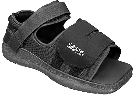 Complete Medical Darco Med-Surg Shoe Black Square-Toe Women's, Medium, 0.6 Pound