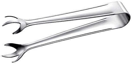 PIAZZA - Pinza da Cucina per Ghiaccio, Molla in Acciaio Inox di Alta Qualità - Lunghezza 16 cm
