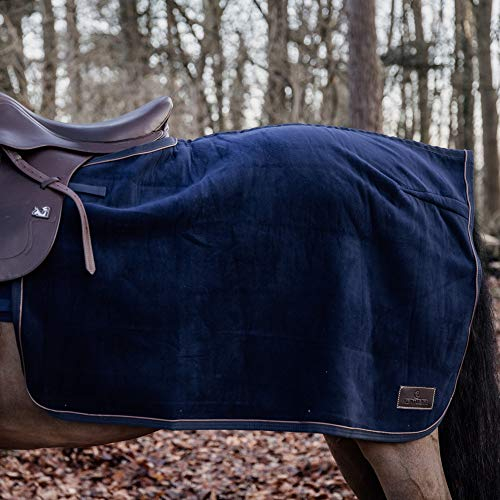 Kentucky Horsewear Quadrat Heavy Fleece Ausreitdecke, Größe:M, Farbe Kentucky Horsewear:Navy