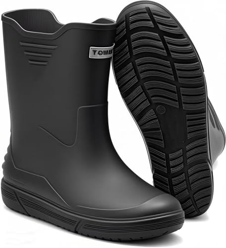 GBWPRBMW Rain Boots Women Men, Waterproof Non-Slip Rubber Boots, Lightweight Durable Work Mud Boots Gardening Fishing Farming