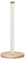 Salter BW13565WEU7 Toronto porte-rouleau de cuisine – porte-serviettes en papier autoportant, étagère de rangement, organisateur de plan de travail, rouleaux de cuisine standard, bois d'acacia, blanc