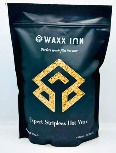 Waxx Inn ELIXIR Gold Hot Wax Beads 1000g – Professional Stripless Wax for Full Body & Bikini Hair Removal – No Strips Needed, Gentle & Effective Depilatory for Smooth Skin