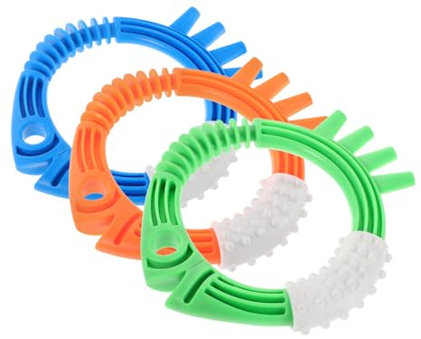 BESPORTBLE Colorful Fish-shaped Diving Ring Set for Portable Swimming Pool for Underwater Swim Training Accessories Boosts Curiosity and Family Interaction at Beach and Pool
