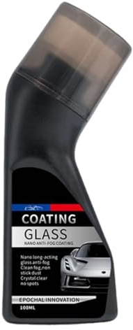 Protoence Tratamiento Hidrofóbico para Parabrisas - 100 Ml Limpiadora con Cabeza de Esponja y Cepillo - Limpiador Antiempañante De Parabrisas,Para Visión Clara Limpieza Y Detallado Para Puerta De