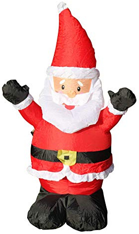 Now Reduced!! - Inflatable Father Christmas Santa - with Low Voltage LED Lights with Transformer - 1.2M Tall- Indoor or Outdoors