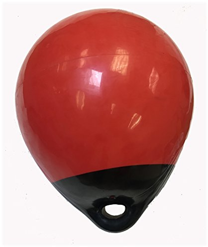 KUFA Red/Black 15” Diameter (inflated Size: 15 x 20) Mark Buoy Mooring Buoy Anchor Lift Buoy A38