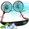 Nackenventilator Hals Ventilator Neck Fan: Tragbarer Halsventilator Leise Portable Akku Ventilator USB Mini - 3 Geschwindigkeiten für Outdoor Sport, Reisen - Sommer Gadgets