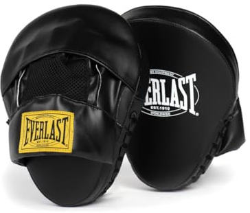 Everlast 1910 Leather Focus Mitts | Vintage Training Punching Mitts