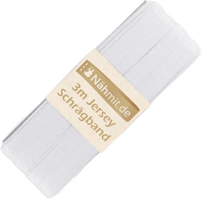 Symit – jersey snedband – elastiskt förfalskat kantband 3 meter x 20 mm