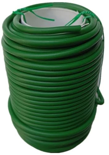 OZLCUA Bonsai-Draht Wiederverwendbarer Gartenpflanzen-Drehbinder, verdrehbarer Garten-Zweiggurt, biegsamer Draht, robuster, weicher Drahtbinder, Gartendekoration Basteldraht(Color-B)