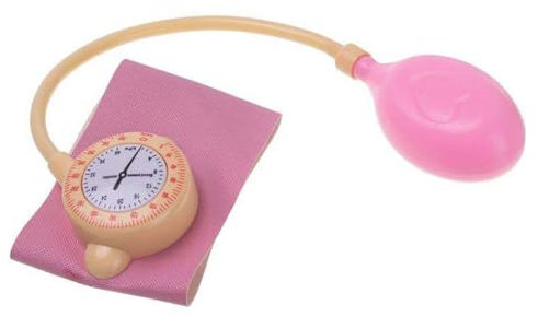 Play Doctor Set for Toddlers, Realistic Educational Blood Pressure Cuff, Preschool Learning Kids Doctors Play Set for Blood Pressure Measurement, Toys