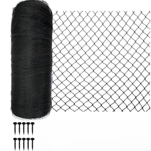 Celuicion - Red antipájaros | Red para gallinero – Pantalla de barrera de pájaros 4 x 10 metros para huerto árboles frutales estanques y espacios exteriores