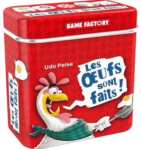 Blackrock Games Les Oeufs sont Faits ! – Jeu de Dés Familial | Stop ou Encore & Combos d’Œufs | 2 à 5 Joueurs | Format Poche - Voyage | Collection Punto - Game Factory