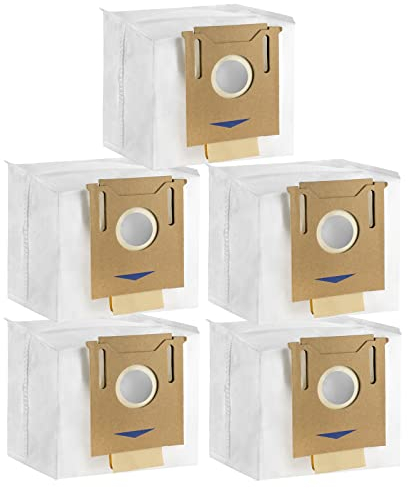 5 Stück Staubbeutel für ECOVACS Deebot Ozmo T8, T8 Aivi, T8+, T8MAX, N8 Pro Plus/N8 Pro, N8 Pro+, T9 AIVI T9 PRO T9 MAX DX93, DDX96, für Yeedi K781+ Staubsauger Staubsaugerbeutel Ersatzteile