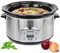 Syntrox Germany Schongarer mit 4,5L Slow Cooker mit 3 Heizstufen und Warmhaltefunktion und 200 Watt