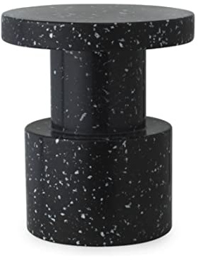 Normann Copenhagen Bit Hocker aus 100% Post-Industrielles Polyethylen mit niedriger Dichte in der Farbe Schwarz, Maße: 36cm x 36cm x 42cm, 603006