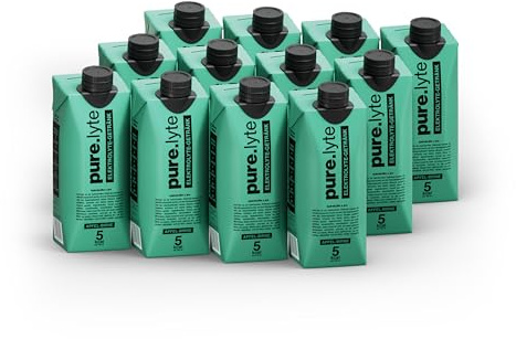 pure.lyte - Trinkfertiges Elektrolyte Getränk in drei leckeren Sorten mit hochdosierten Elektrolyten (12 x 500ml, Apfel-Birne)