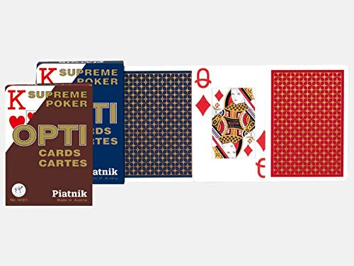 Piatnik Opti poker spelkort (olika färger)