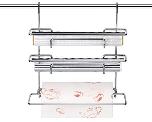 Tescoma 900056 Monti Portarotoli da Cucina, 33 cm per 3 Rotoli