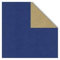 Geschenkpapier Rolle 50cm 50Meter 2-seitig blau/gold