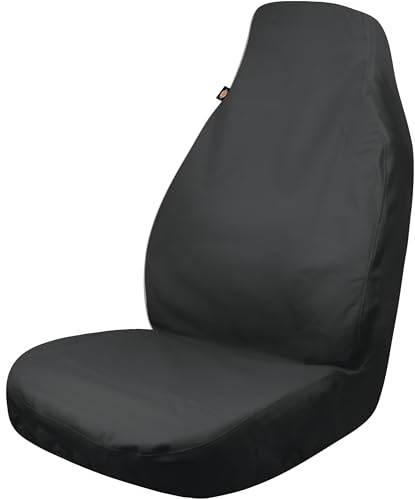 Dickies Heavy Duty Water-Resistant Trader Seat Cover, Black
