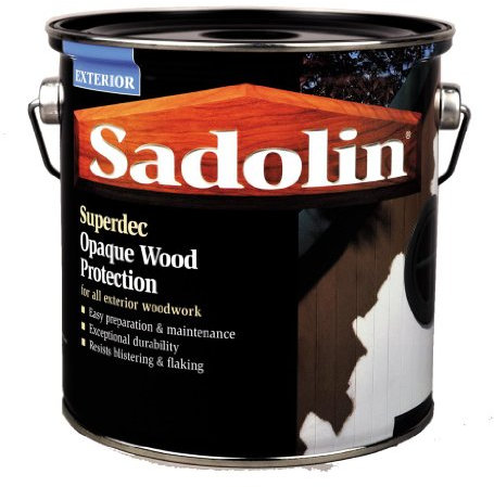 Sadolin Superdec Opaque Wood Protection 5 litre (Free Water Bottle) - Walnut