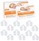 Aérateur dilatateur de sinus nasal (Lot de 12 Moyen) Aérateurs en souple – Une solution simple pour les ronfleurs du nez – Dispositif de réduction des ronflements réutilisable - Mobi Lock