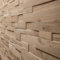 Wooden Wall Design Panneau mural en chêne 3D avec revêtement en bois de chêne structuré - Modèle OZO Rustic (1 m2)
