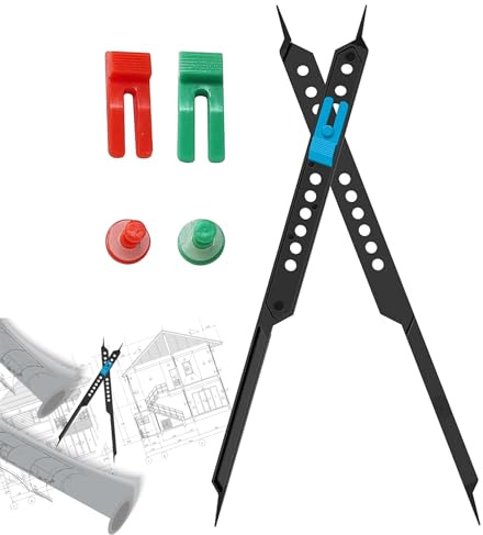 Divisore di Sscala - Strumenti di design regolo calcolatore Divisori - Ruota del cercatore di colori per artisti, mirino divisorio, cercatore di valori in Sscala, strumento di disegno per forniture p