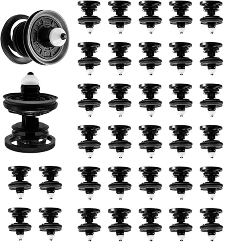 60PCS Clips de Fixation Voiture Plastique pour Garniture Agrafe Panneau, Fixation Plastique pour Panneau de Porte Intérieure, Compatible Voiture, Facile à Installer