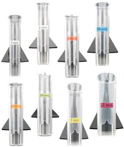 Olympia Plastikröhrchen Münzsortierer Set für CC 202