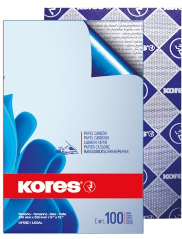 Kores 78478P feuillets, DIN A4, bleu, 100 feuilles