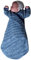 Lilano, Baby Wickelsack Flausch, 100% Wolle (kbT) (50-56, Marine/Natur)