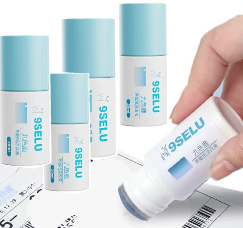 Effaceur Thermique en Papier - Liquide de Protection pour la Confidentialité et la Correction des Données (4)