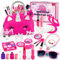 Maletín Maquillaje Niñas, 20 PCS Set Maquillaje Infantil Falso, Regalo de Juguete Cosmético Seguro para Niños 3 4 5 Años