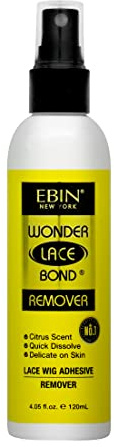 Wonder Lace Wig Adhesive Remover Spray - 120ml Original, Fast-Acting, Gentle on Skin, Residue-Free, Non-Oily for Easy Lace Wig & Hair Extension Removal