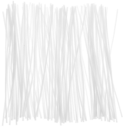 SEWOART 100 Mèches De Bougie en Coton sans Support 5.91In pour Fabrication De Bougies Maison Mèche Coton Ciré pour Bougies Pilier Soja Cire d'abeille Et Cône