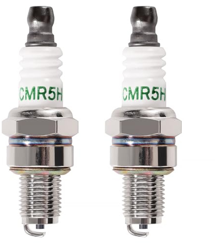 VooGenzek 2 PCS Spark Plugs CMR5H, Lawnmower SparkPlug, 4 Stroke Spark Plug, CM5H / CMR5H / CMR6H / CMR7H Spark Plug Replacement, Compatible with Honda GX25 GX35 140 Engines
