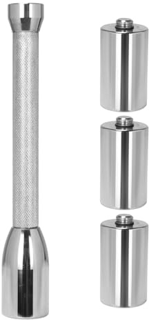LivialyCity Solid Pure Steel Barbell Anti-Slip Strength Training Macebell Clubbell Multi-Purpose for Exercise Grips & Forearms Workouts