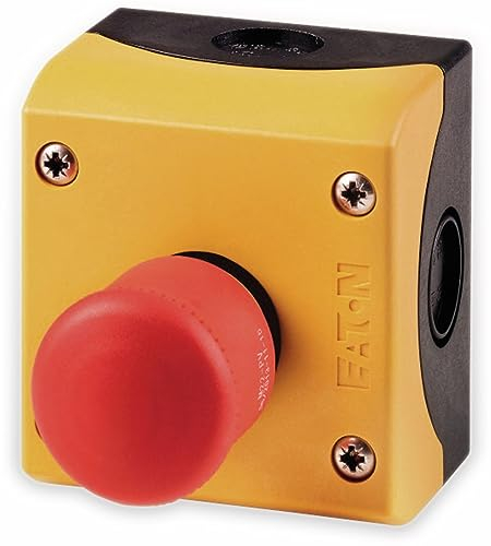 Eaton 216524 not-Halt/aus-Taste, D = 38 mm, Zugentriegelt, unbeleuchtet, 2 Öffner, Aufbau