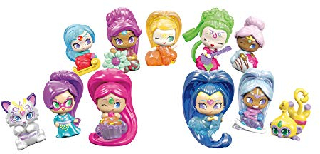Mattel DTK47 - Shimmer und Shine Mini Dschinnis Überraschungsflaschen, sortiert